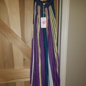 Boutique maxi dress with belted waist